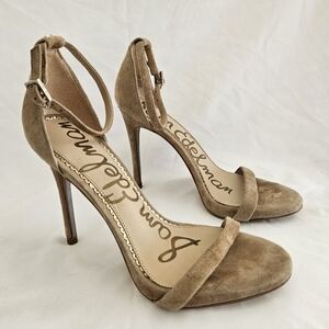 Sam Edelman Women's Brown Suede Heels